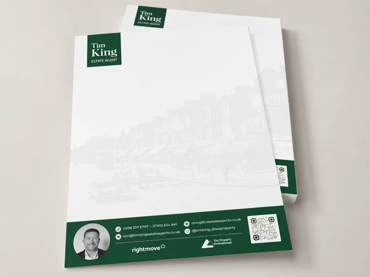 A4 sheets printed on quality stock