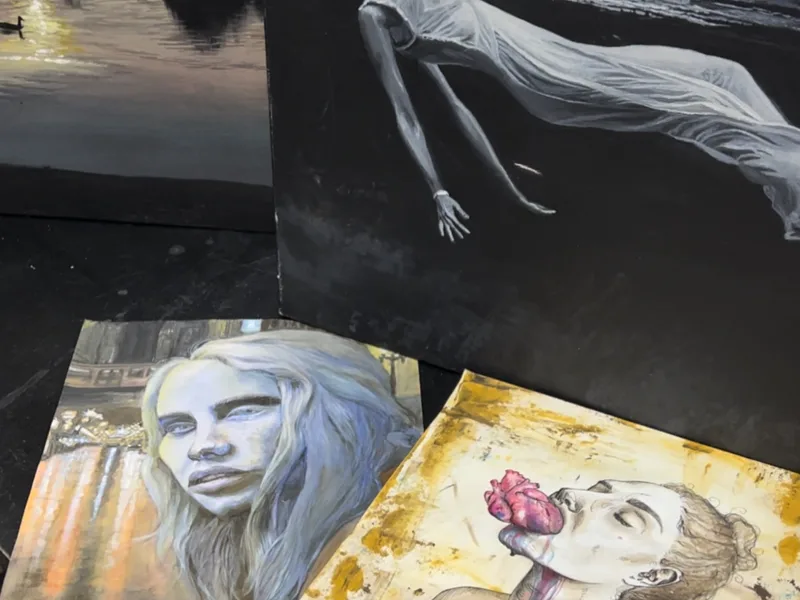 Artwork scanning and editing for artists