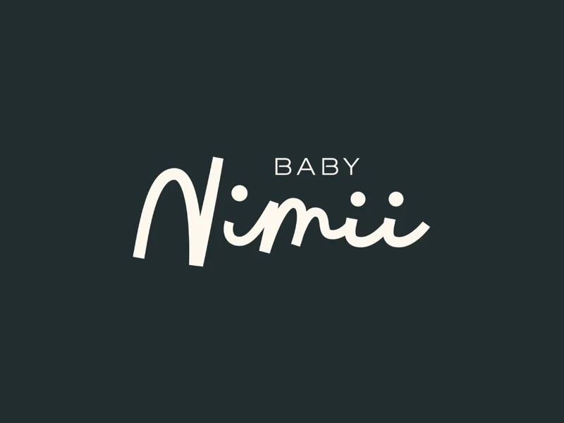 Baby Nimii logo designed by Waltham Print